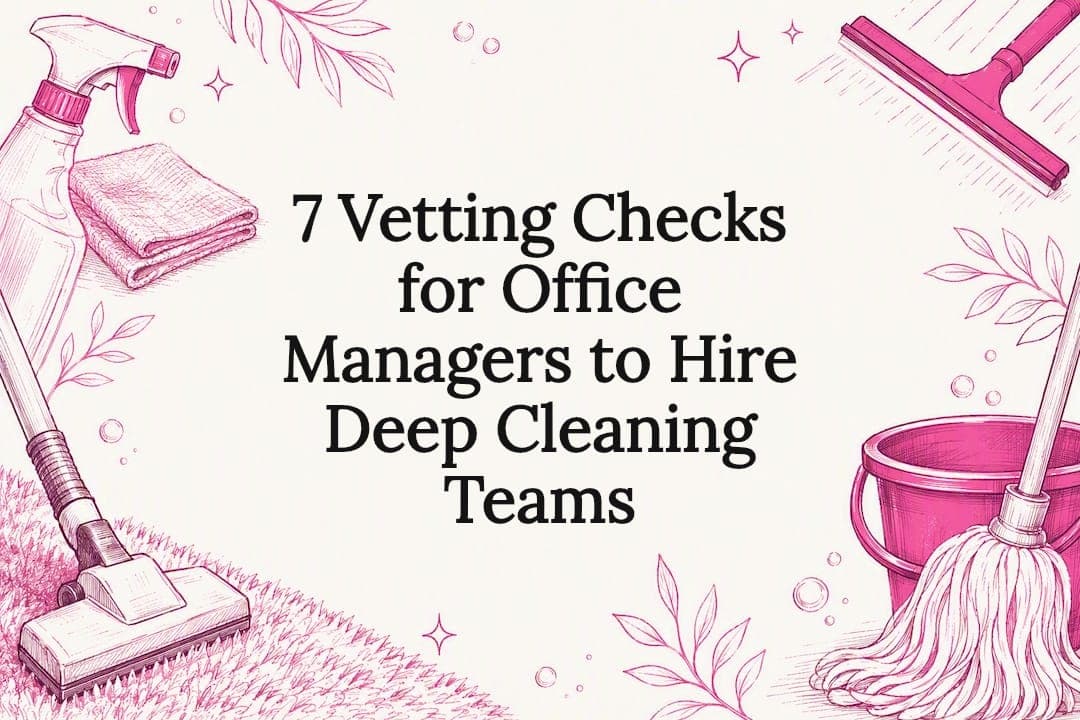 7 Vetting Checks for Office Managers to Hire Deep Cleaning Teams