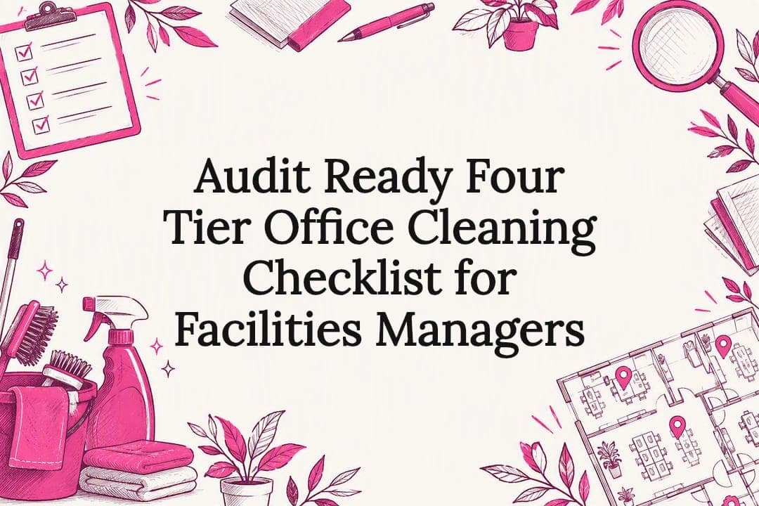 Audit Ready Four Tier Office Cleaning Checklist for Facilities Managers