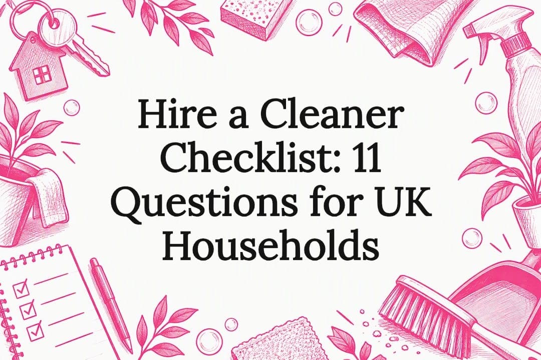 Hire a Cleaner Checklist: 11 Questions for UK Households