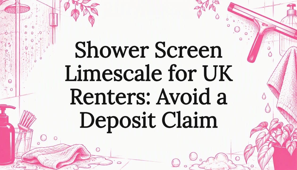 Shower Screen Limescale for UK Renters: Avoid a Deposit Claim