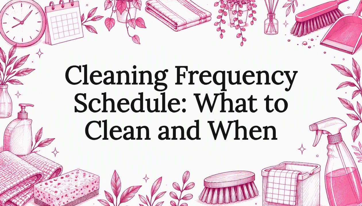 Cleaning Frequency Schedule: What to Clean and When